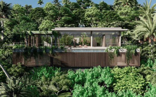 Villa vista oceano con imposta di proprietà gratuita e 4 camere da letto