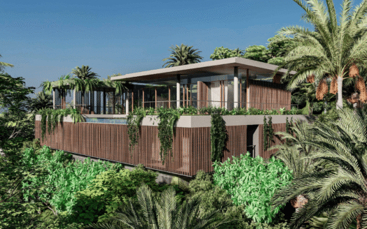 Villa vista oceano con imposta di proprietà gratuita e 4 camere da letto