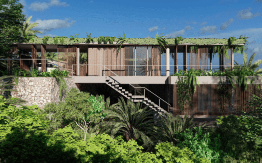 Villa vista oceano con imposta di proprietà gratuita e 4 camere da letto